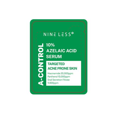 NINE LESS | Muestra - A- Control 10% Azelaic Acid Serum - 2 ml - InternationalCosmetic