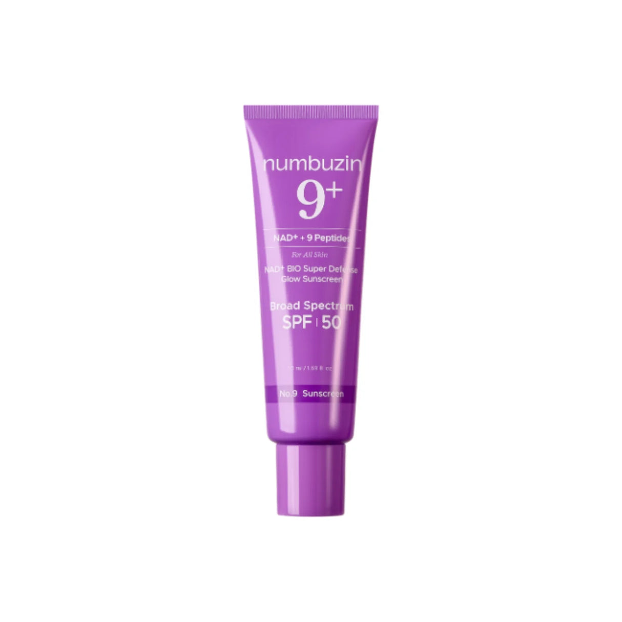 NUMBUZIN | No.9 NAD+ 9 Peptides Dewy Sun Essence SPF50+ PA++++ - 50ml
