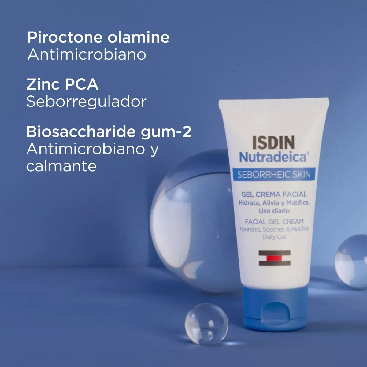 ISDIN | NUTRADEICA® Seborrheic Skin Facial Gel Cream - 50ml - InternationalCosmetic