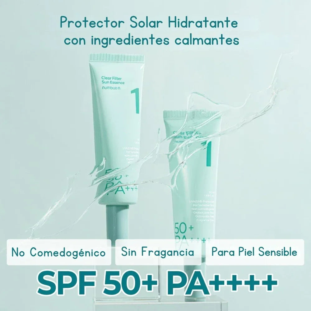 NUMBUZIN | No.1 Clear Filter Sun Essence SPF50+ PA++++ - 50ml - InternationalCosmetic