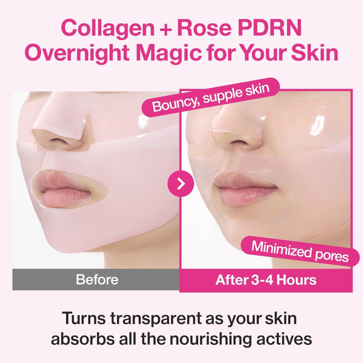 NUMBUZIN | No.2 Rose PDRN Overnight Collagen Mask