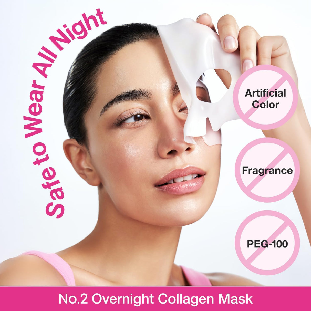 NUMBUZIN | No.2 Rose PDRN Overnight Collagen Mask