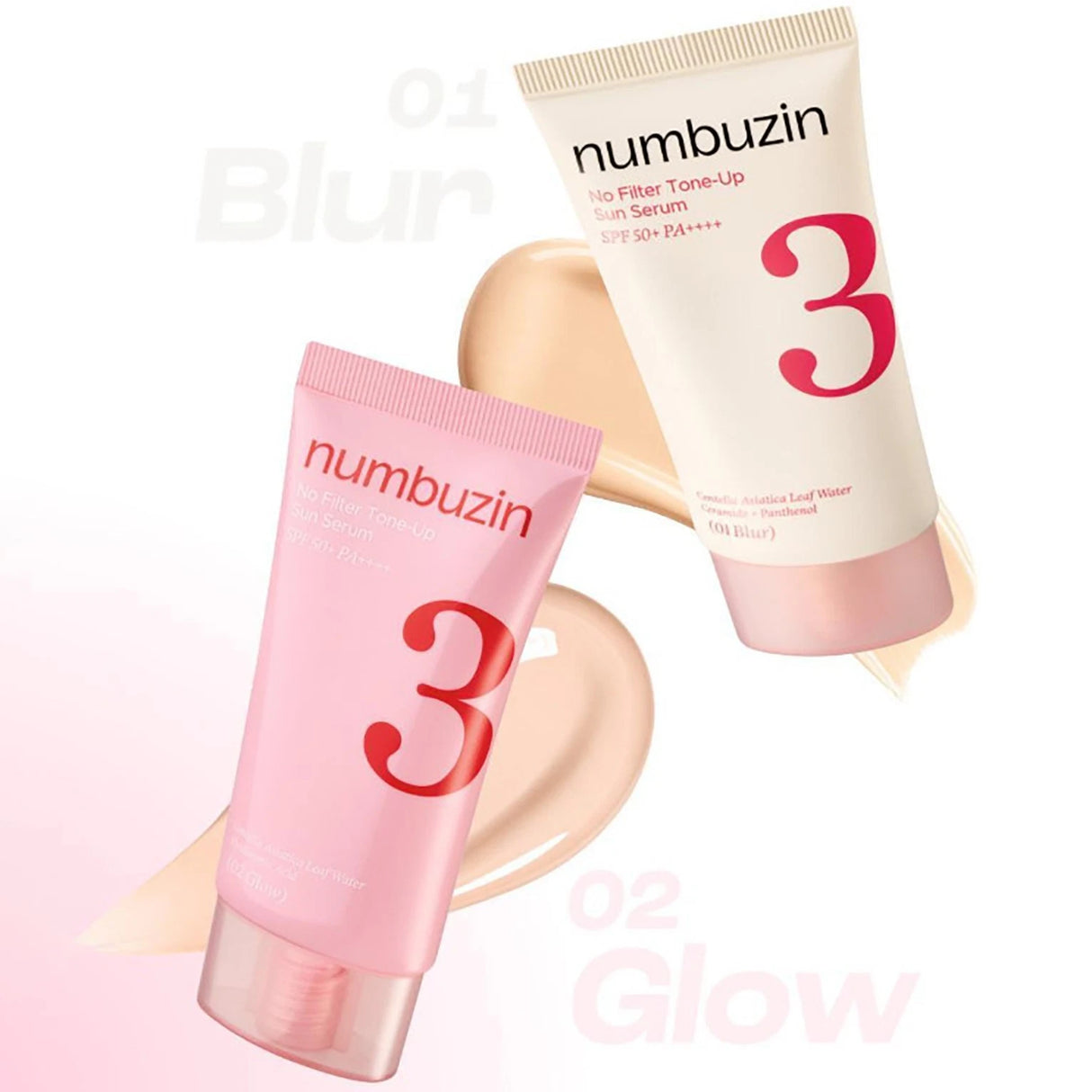 NUMBUZIN | No.3 No Filter Tone-Up Sun Serum SPF50+ PA++++ - 50ml