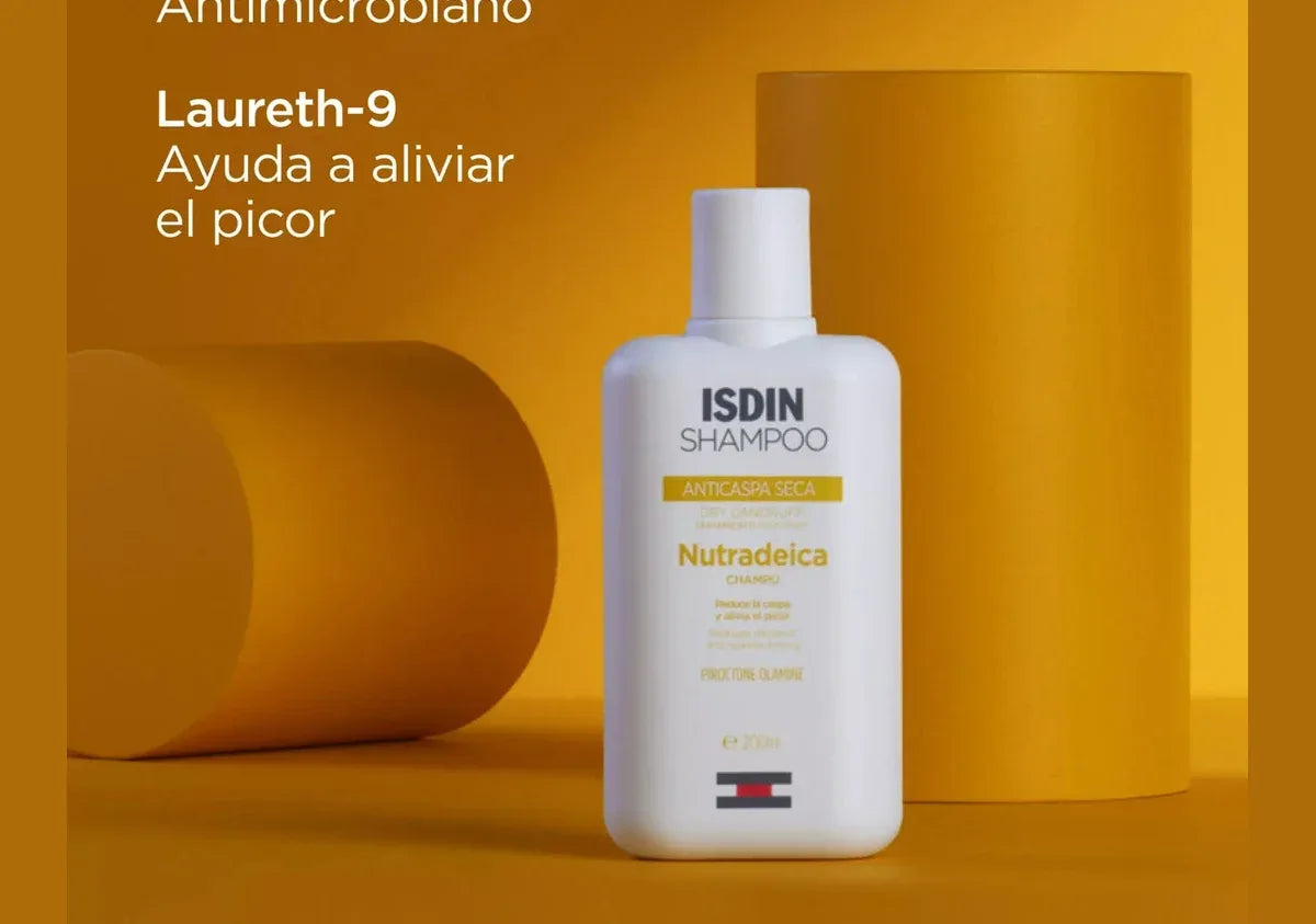 ISDIN | Nutradeica® Champú Anticaspa Seca - 200ml - InternationalCosmetic