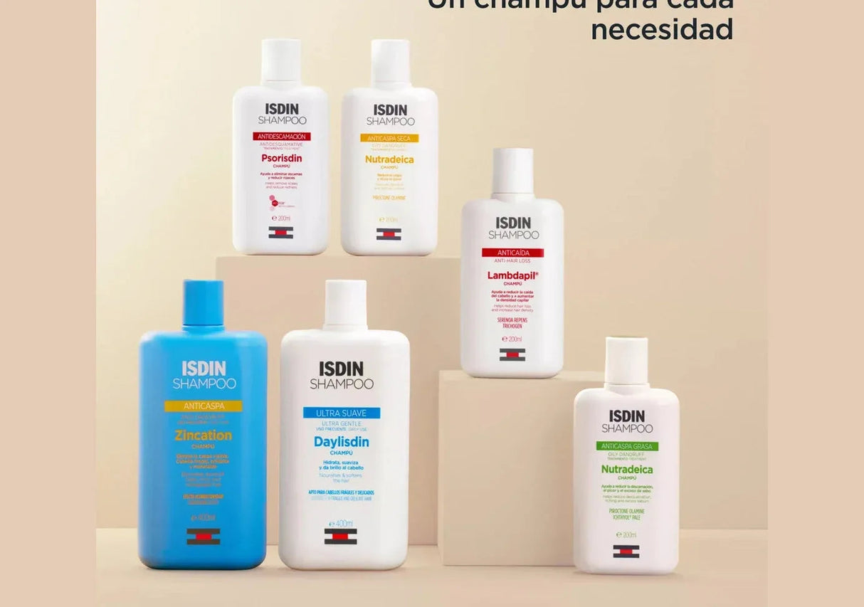ISDIN | Nutradeica® Champú Anticaspa Seca - 200ml - InternationalCosmetic