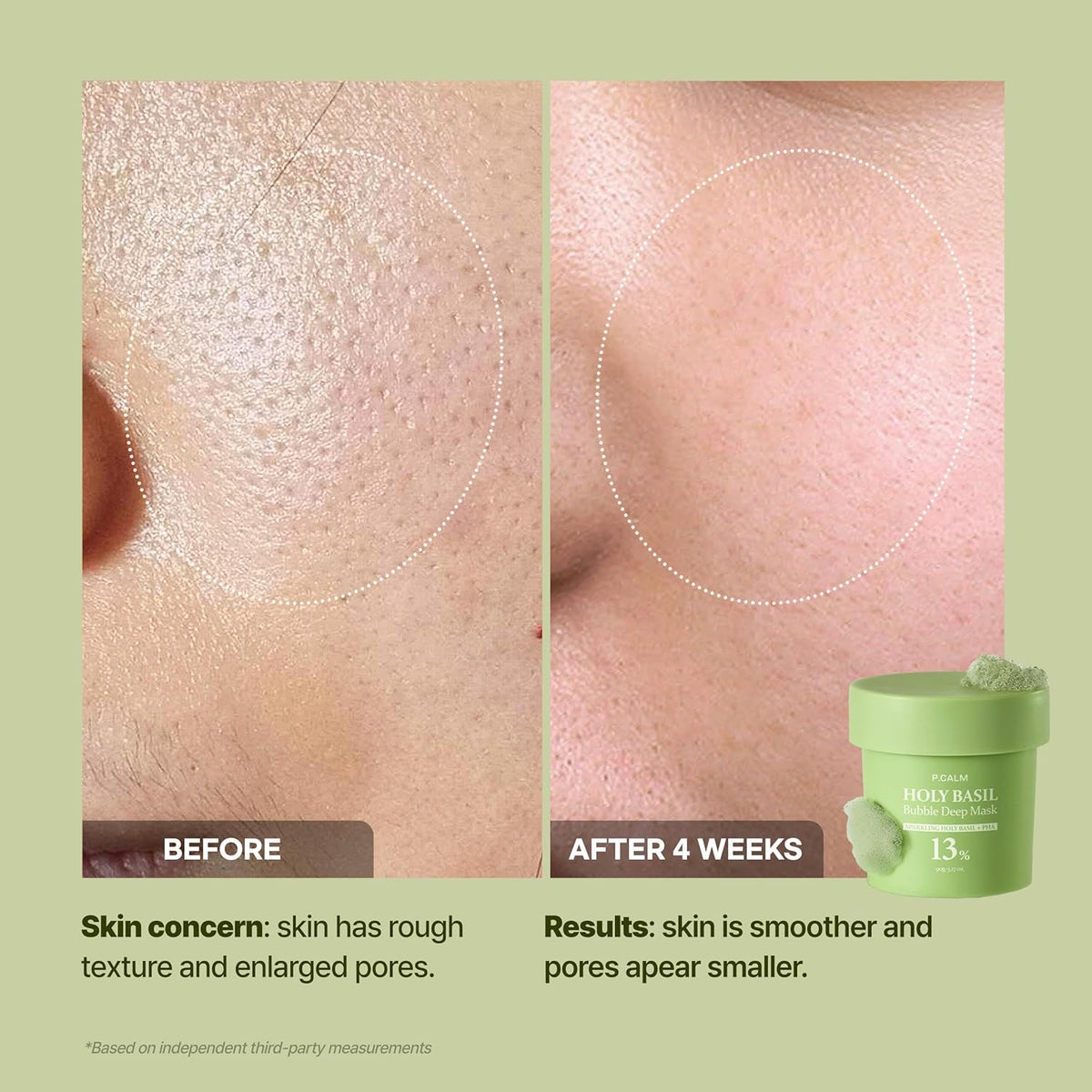 P.CALM | Holy Basil Bubble Deep Mask - 90 gr