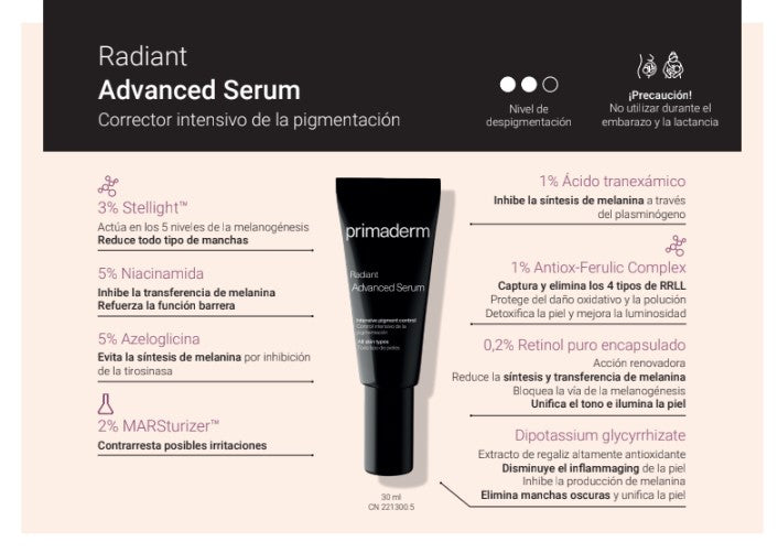 PRIMADERM | Radiant Advanced Serum - 30ml