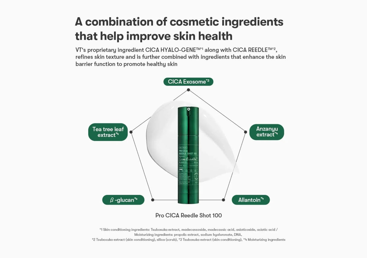 VT COSMETICS | Pro Cica Reedle Shot 100 - 50ml