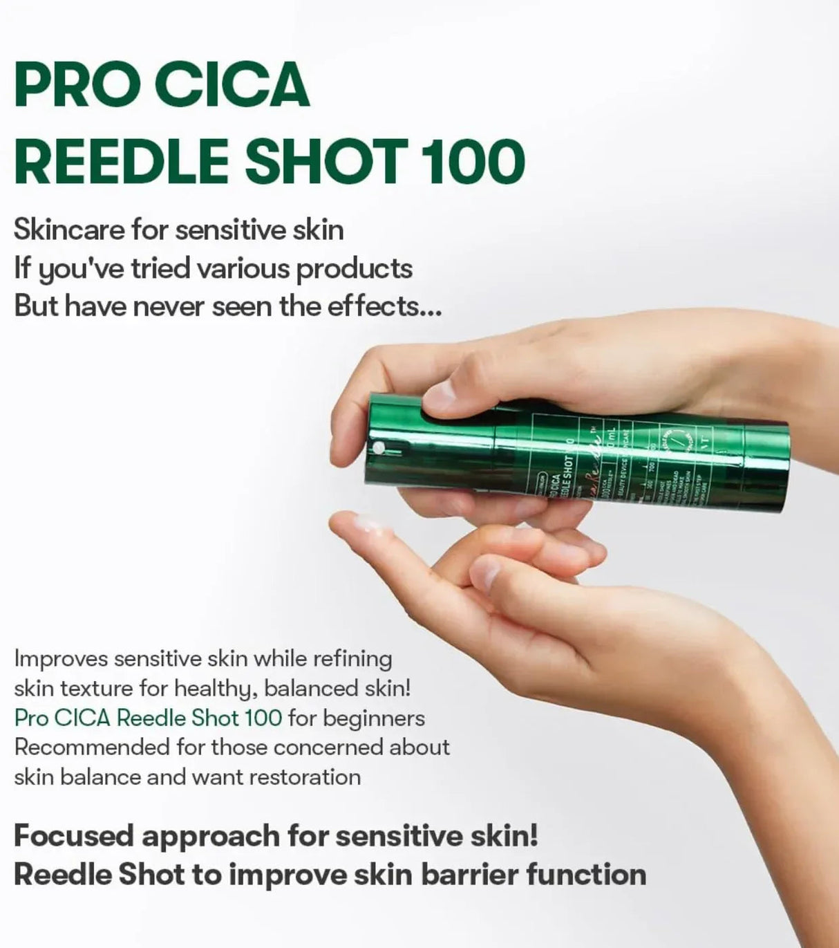VT COSMETICS | Pro Cica Reedle Shot 300 - 50ml - InternationalCosmetic