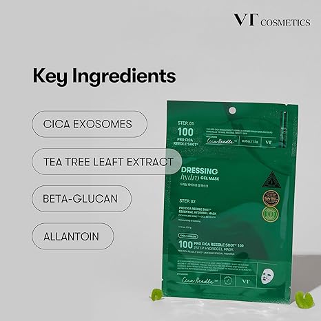 VT COSMETICS | Pro Cica Reedle Shot® 100 2step Hydrogel Mask