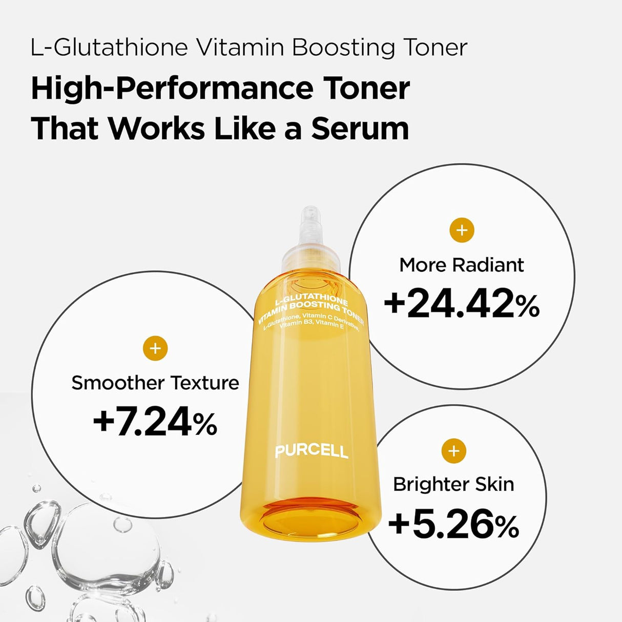 PURCELL | L-Glutathione Vitamin Boosting Toner - 150ml