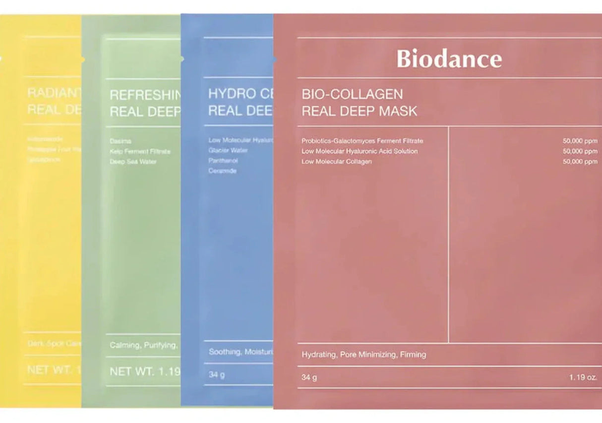 BIODANCE | Pack 4 Mascarillas Biodance - InternationalCosmetic
