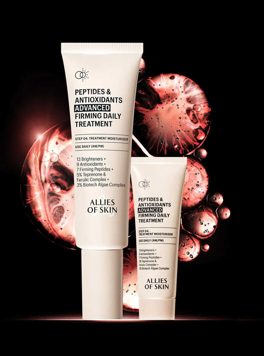 ALLIES OF SKIN | Peptides & Antioxidants ADVANCED Firming Daily Treatment - InternationalCosmetic