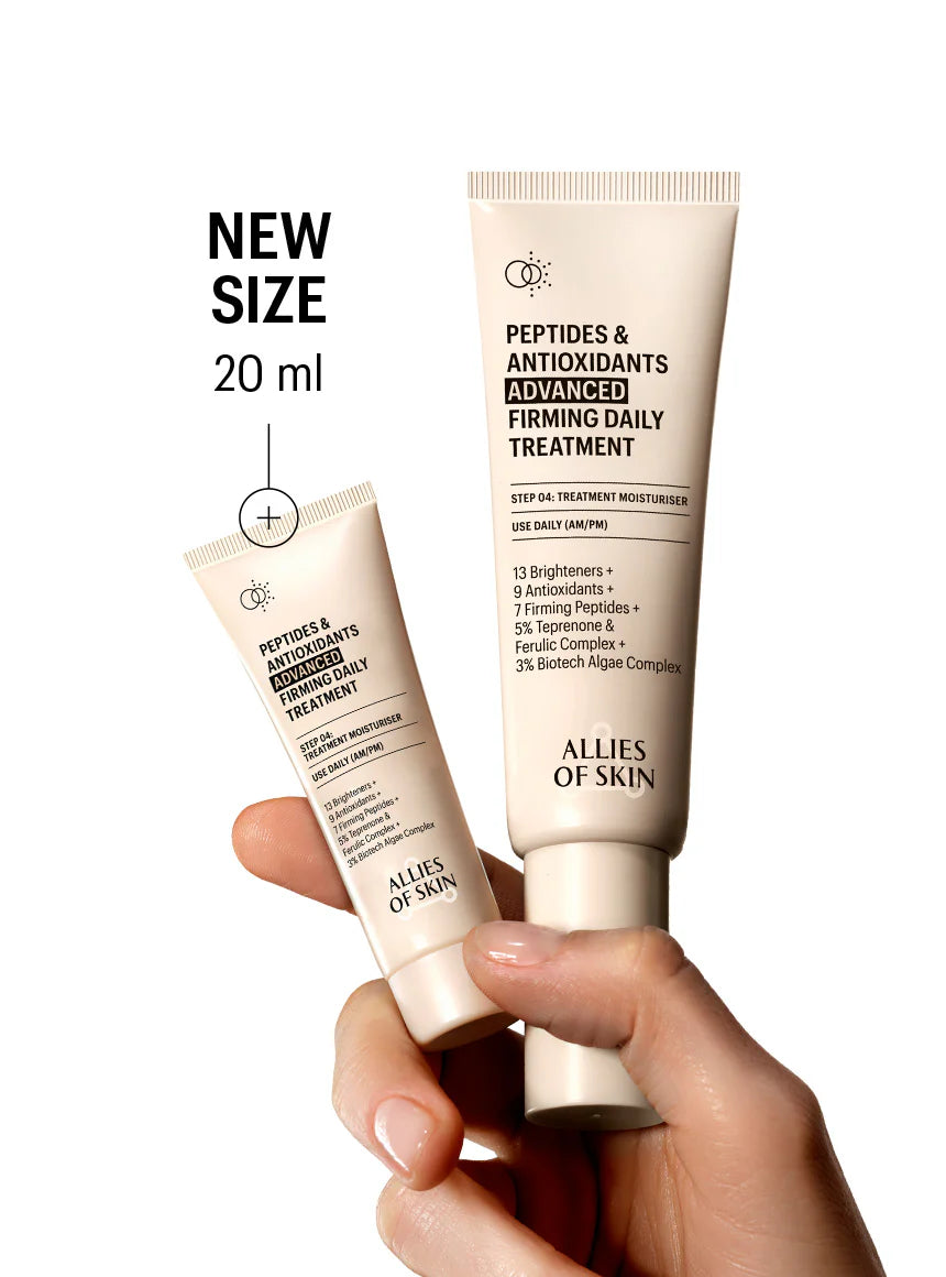 ALLIES OF SKIN | Peptides & Antioxidants ADVANCED Firming Daily Treatment - InternationalCosmetic