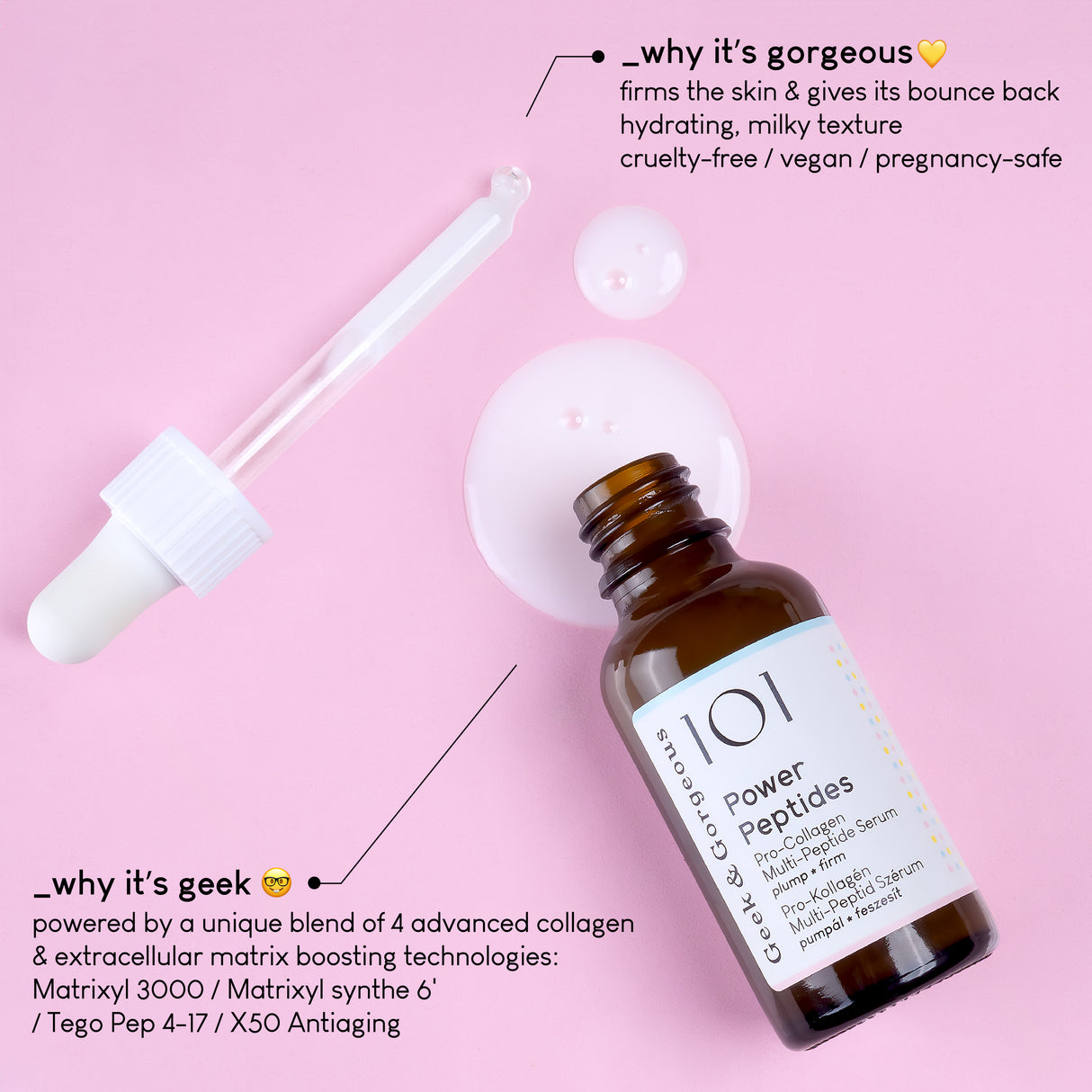 GEEK & GORGEOUS | Power Peptides - 30 ml