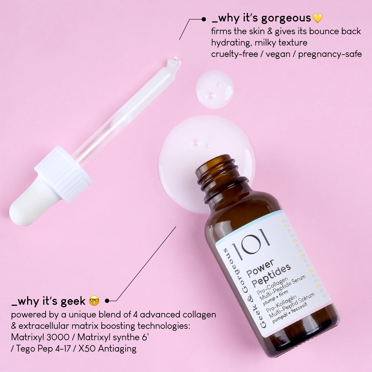 GEEK & GORGEOUS | Power Peptides - 30 ml