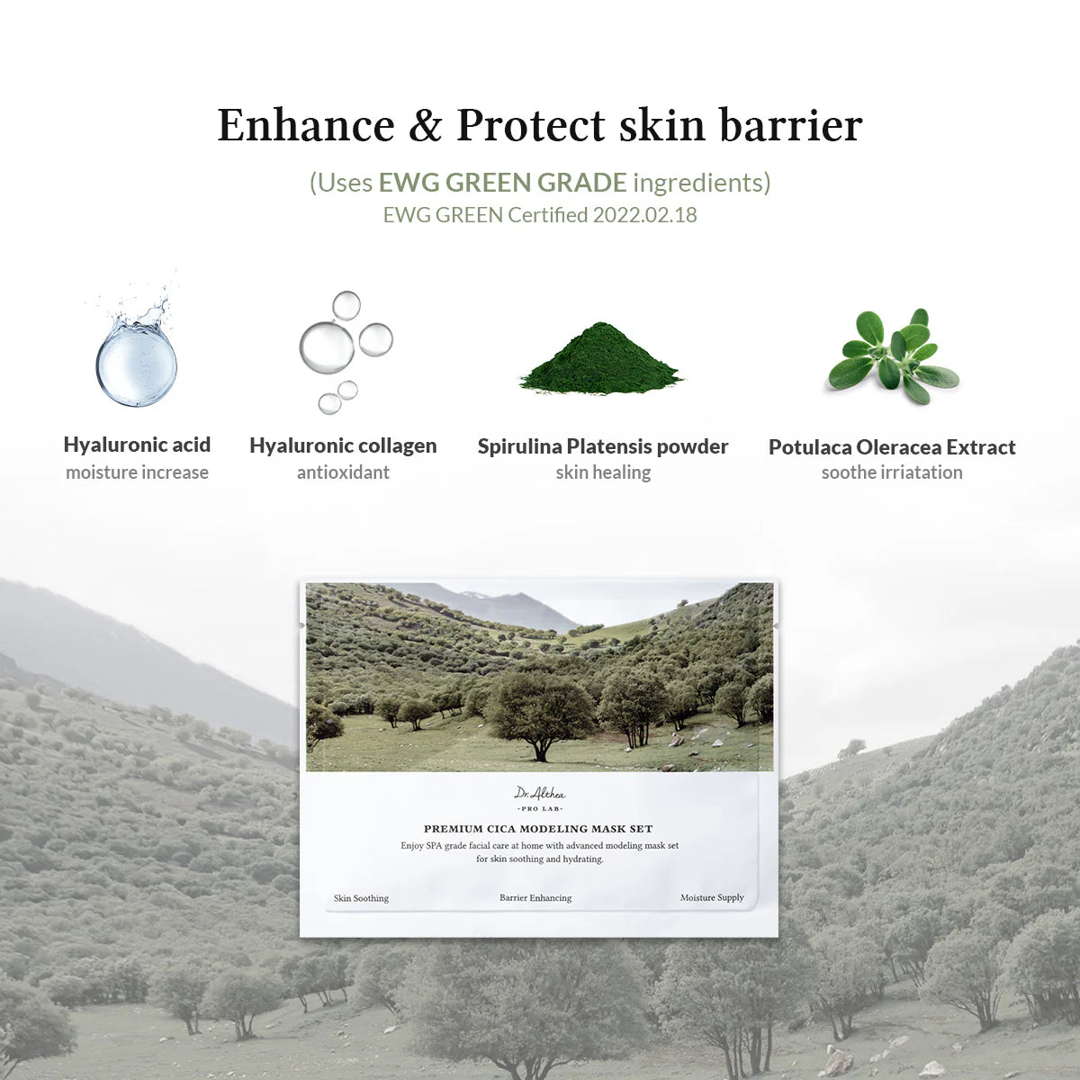 DR. ALTHEA | Premium Cica Modeling Mask Set - 5ud