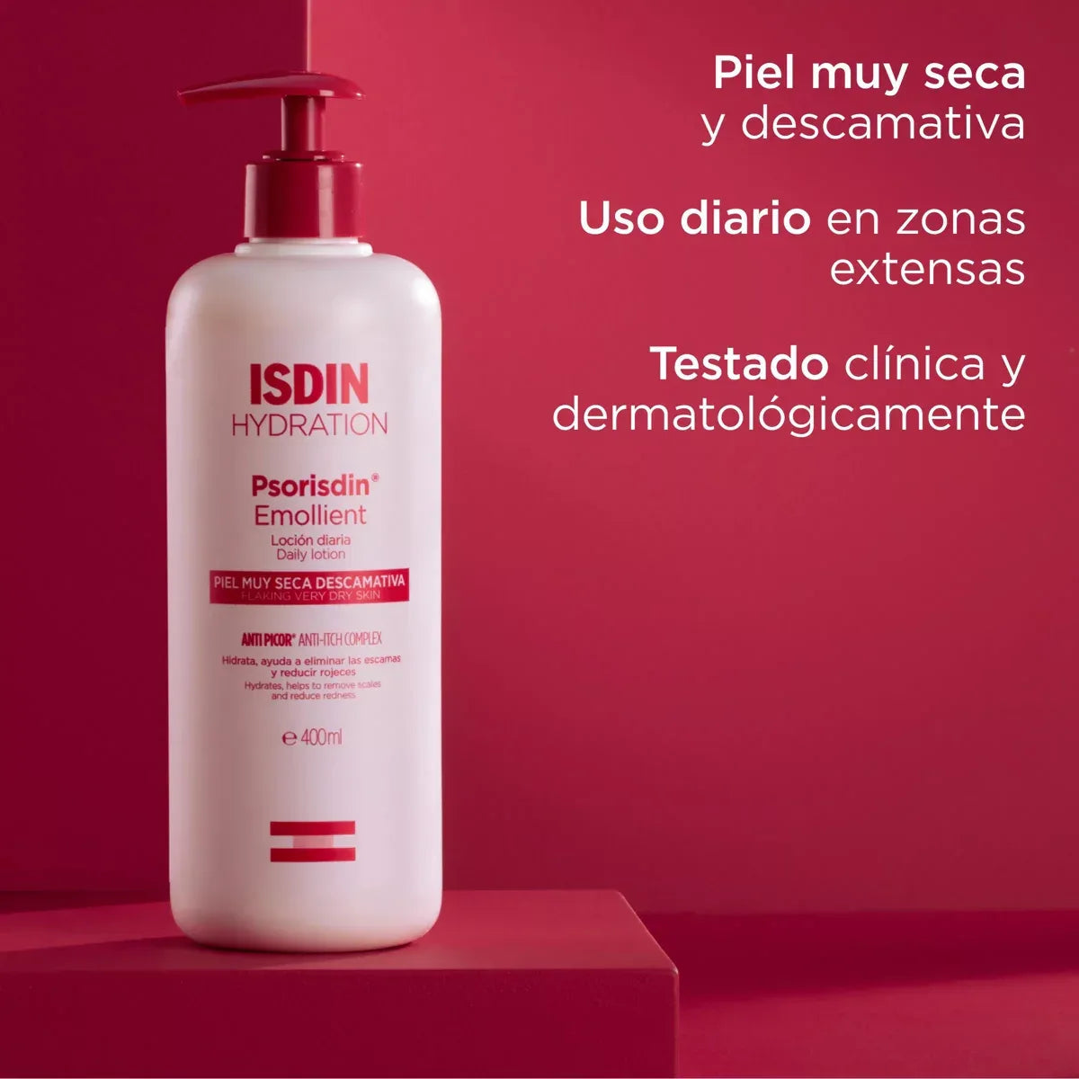 ISDIN | Psorisdin® Emollient Loción - 400ml - InternationalCosmetic