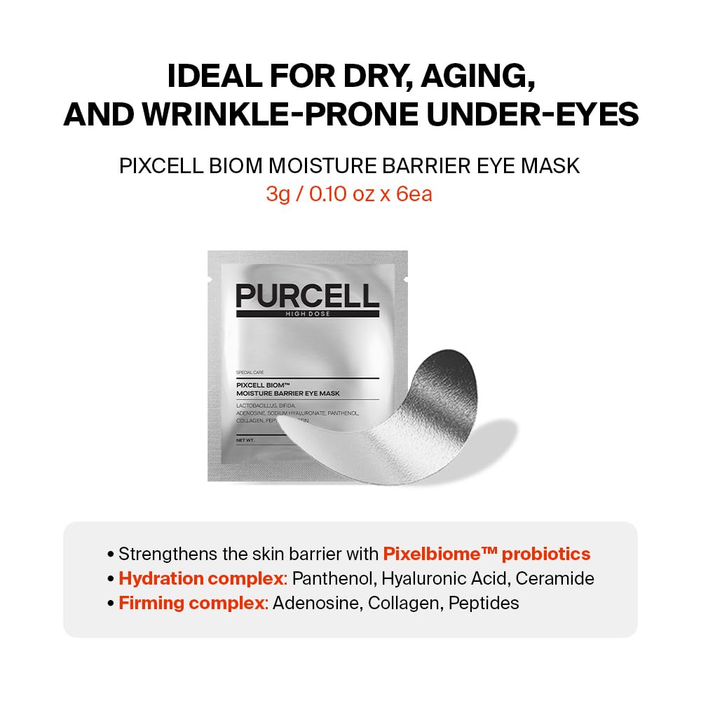 PURCELL | Pixcell Biom Moisture Barrier Eye Mask - 6ud