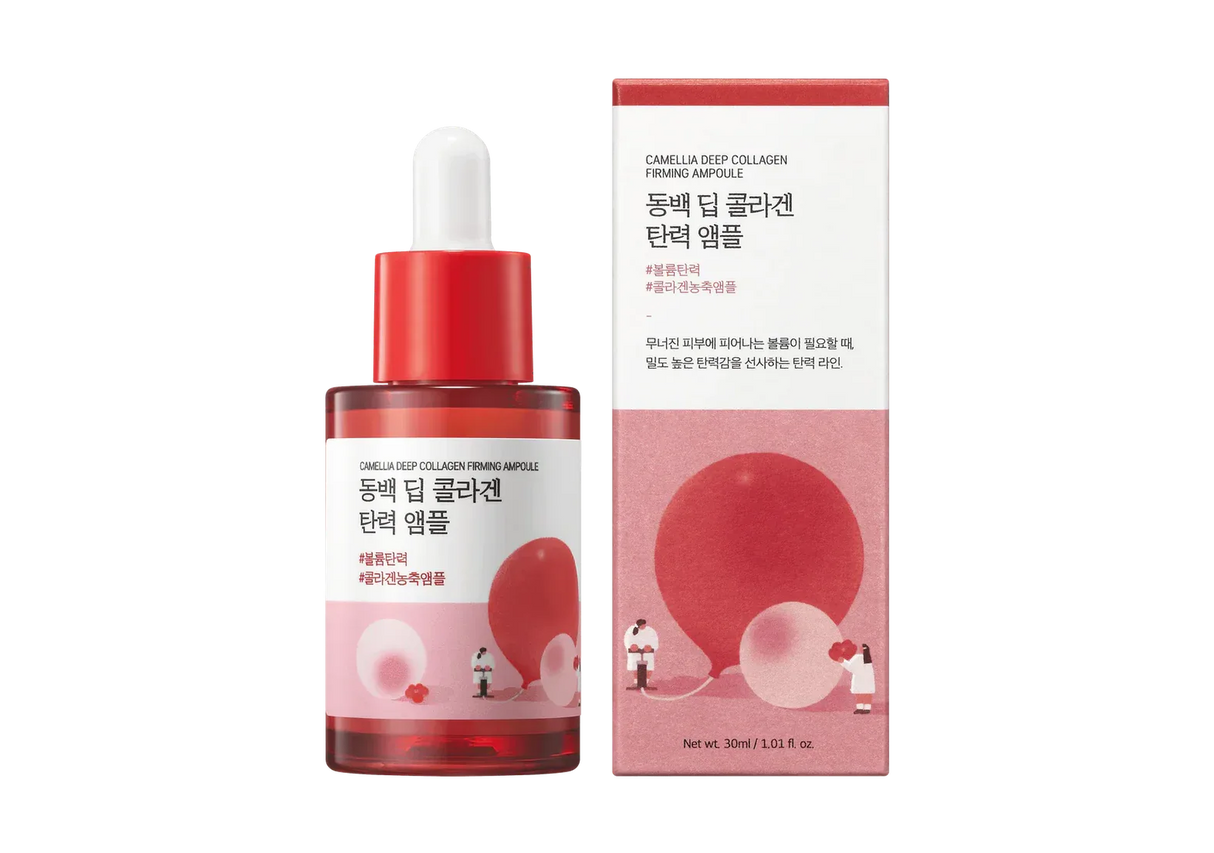 ROUND LAB | Camellia Deep Collagen Firming Ampoule - 30ml