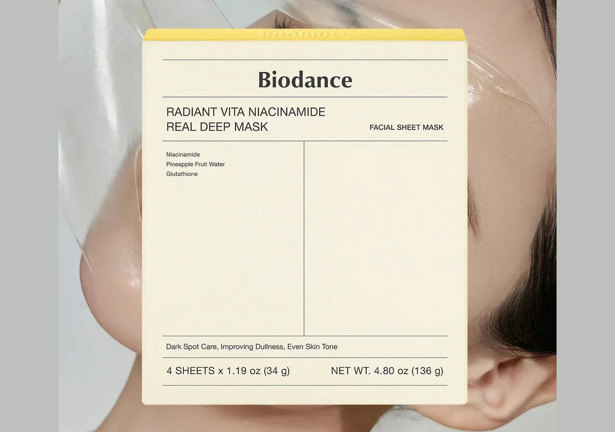 BIODANCE | Radiant Vita Niacinamide Real Deep Mask - 4ud