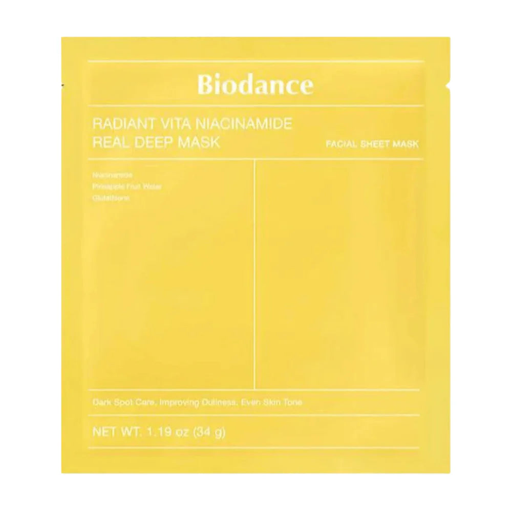 BIODANCE | Radiant Vita Niacinamide Real Deep Mask - 1 ud