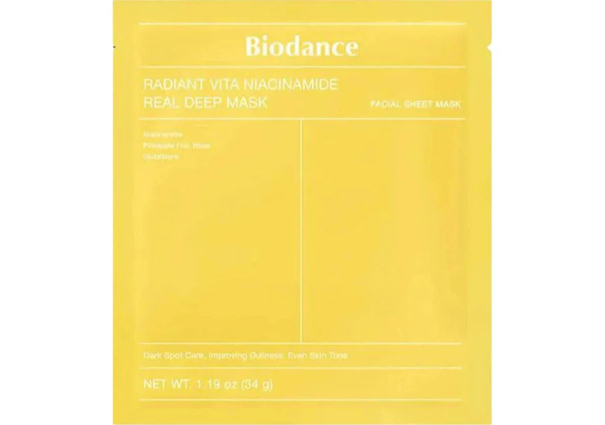 BIODANCE | Radiant Vita Niacinamide Real Deep Mask - 4ud