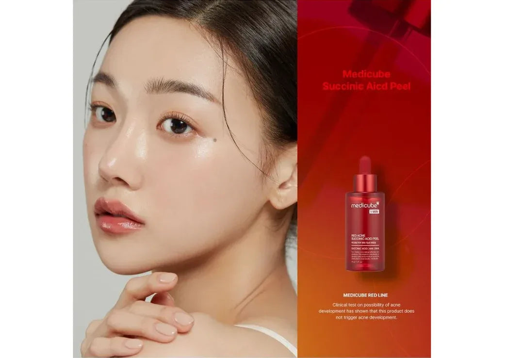 MEDICUBE | Red Acne Succinic Acid Peel - 40ml - InternationalCosmetic