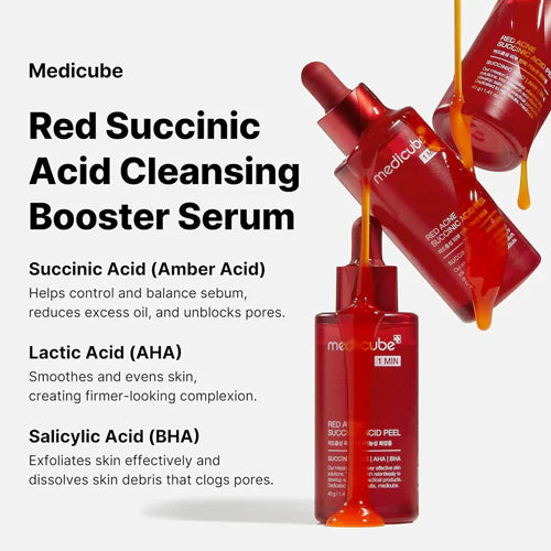 RED ACNE SUCCINIC ACID PEEL