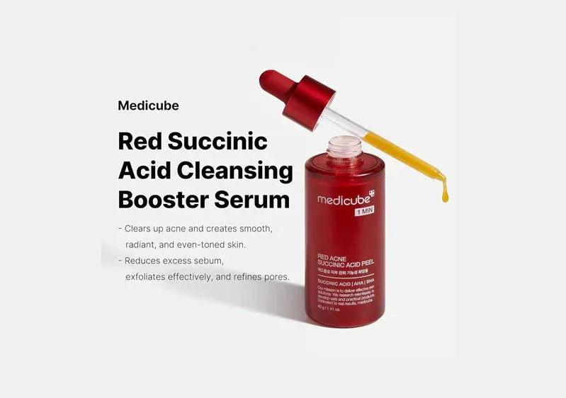 MEDICUBE | Red Acne Succinic Acid Peel - 40ml - InternationalCosmetic