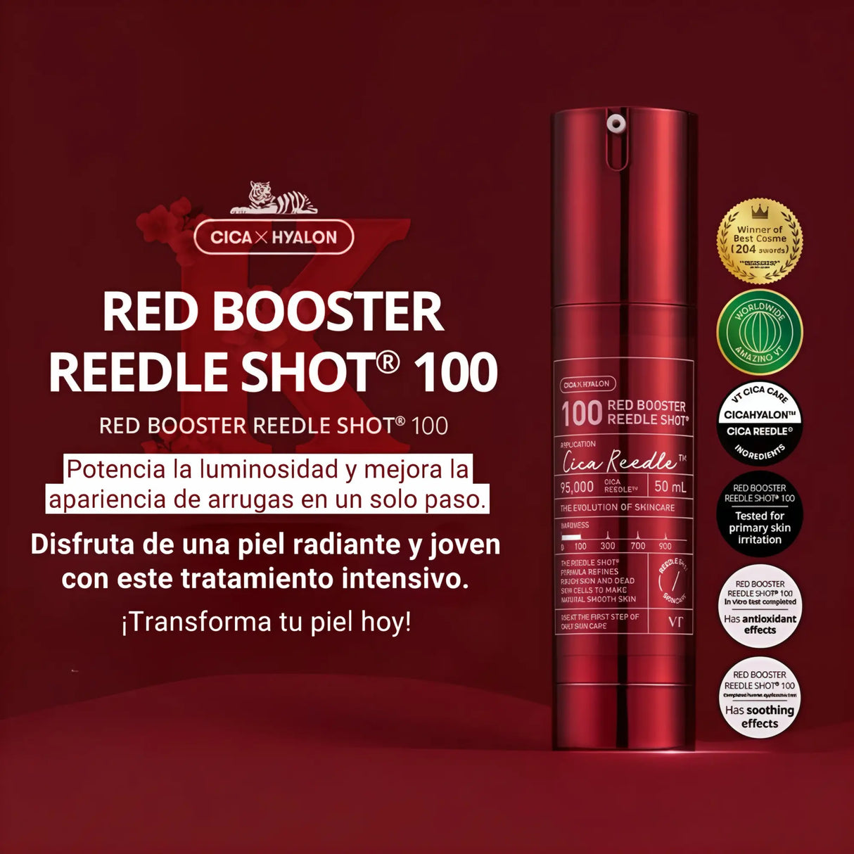 VT COSMETICS | Red Booster Reedle Shot 100 - 50ml