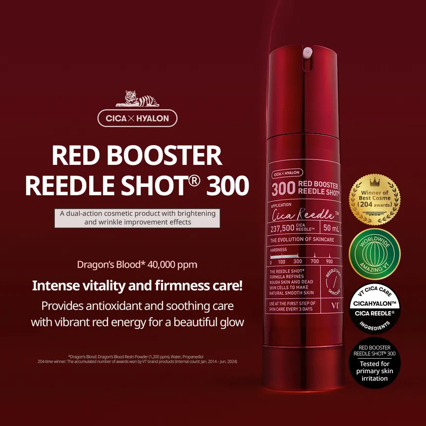 VT COSMETICS | Red Booster Reedle Shot 300 - 50ml