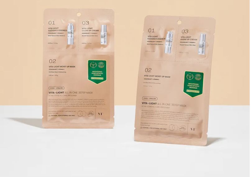 VT COSMETICS | Reedle Shot Vita-Light All-In-One 3 Step Mask