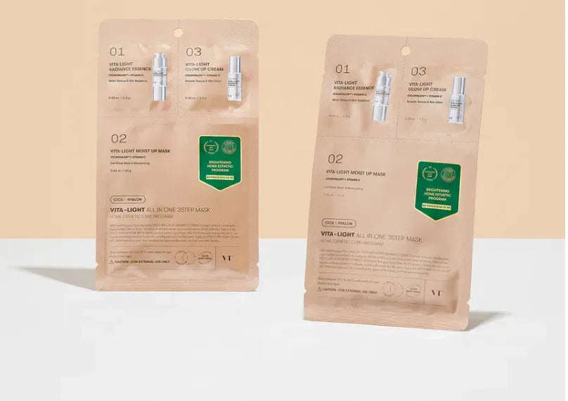 VT COSMETICS | Reedle Shot Vita-Light All-In-One 3 Step Mask - InternationalCosmetic