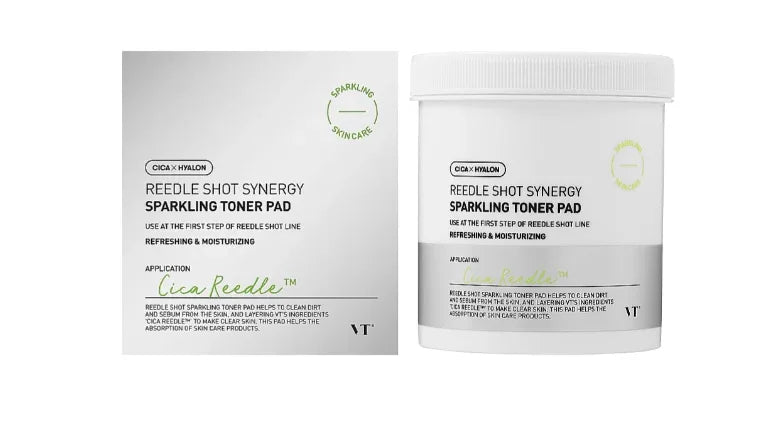 VT COSMETICS | Reedle Shot Synergy Sparkling Toner Pad - 80ud - InternationalCosmetic