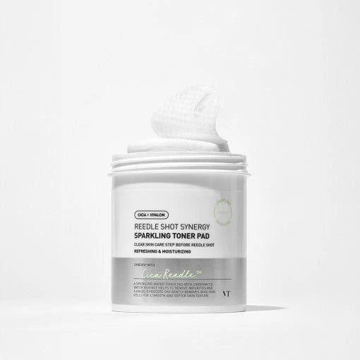 VT COSMETICS | Reedle Shot Synergy Sparkling Toner Pad - 80ud