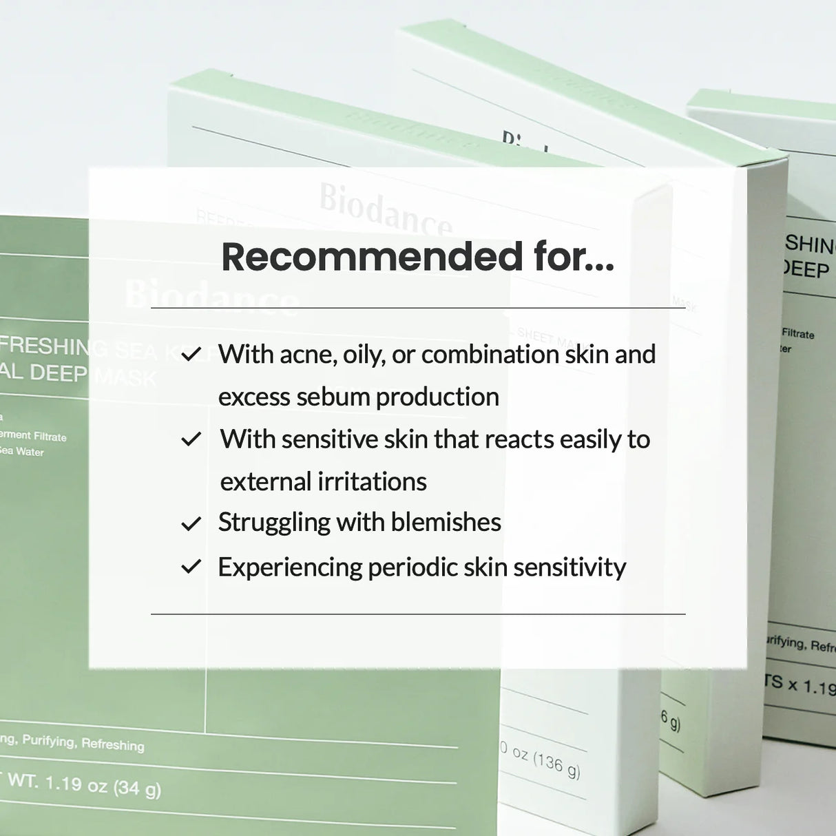 BIODANCE | Refreshing Sea Kelp Real Deep Mask - 4ud