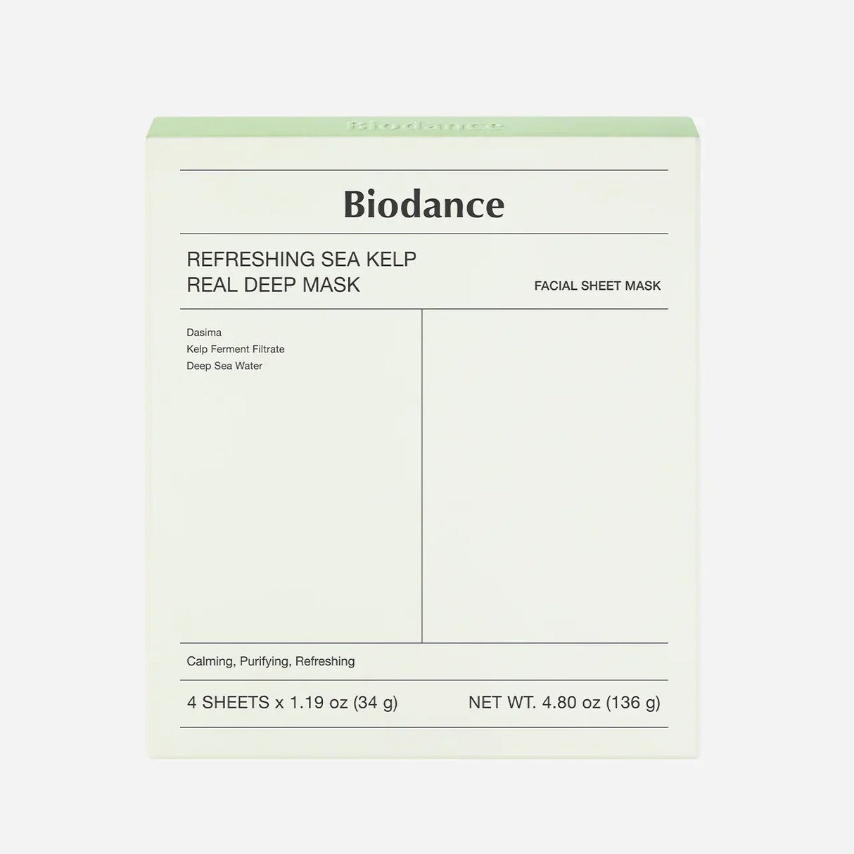 BIODANCE | Refreshing Sea Kelp Real Deep Mask - 1 ud - InternationalCosmetic