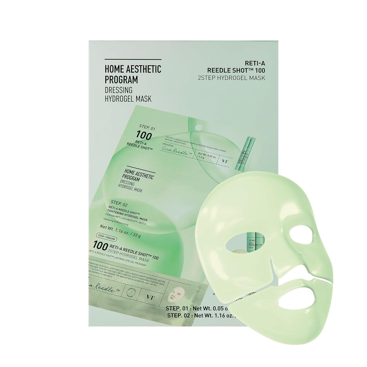 VT COSMETICS | Reti-A Reedle Shot® 100 2step Hydrogel Mask