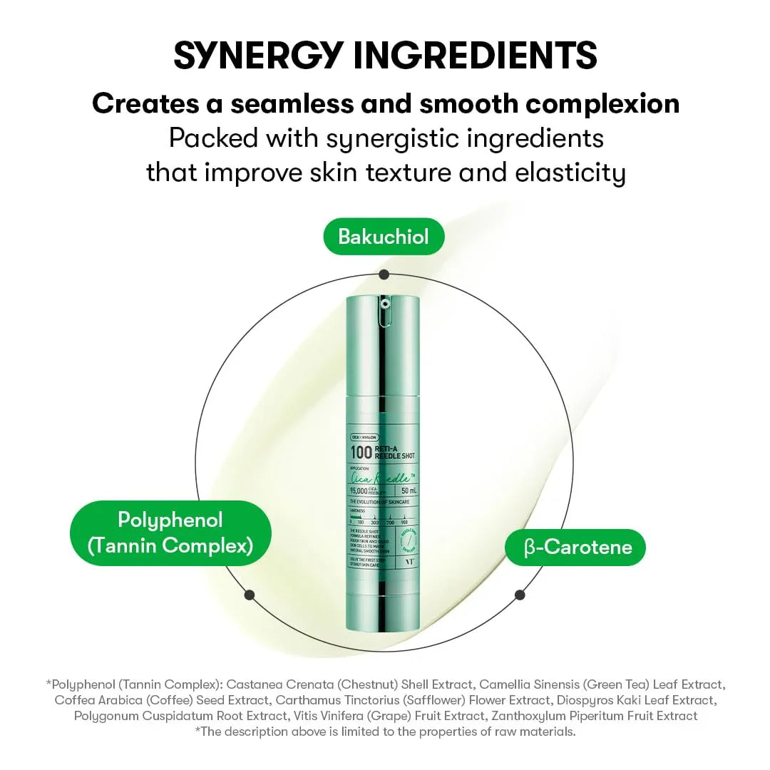 VT COSMETICS | Reti-A Reedle Shot 100 - 50ml - InternationalCosmetic