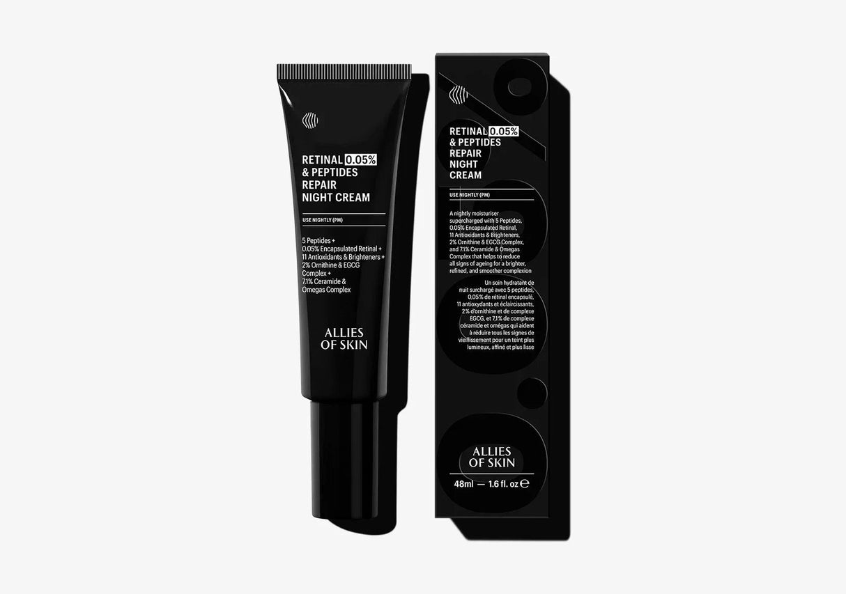 ALLIES OF SKIN | Retinal 0.05% & Peptides Repair Night Cream - 50ml