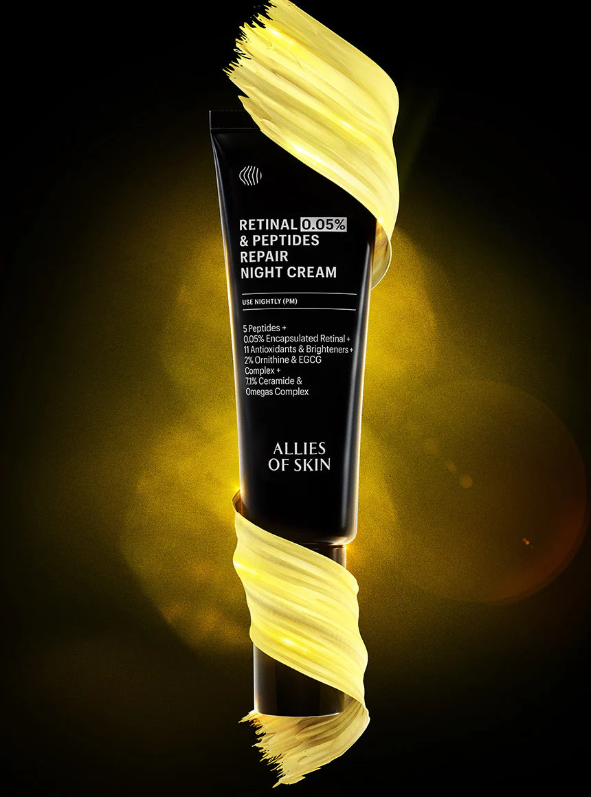ALLIES OF SKIN | Retinal 0.05% & Peptides Repair Night Cream - 50ml