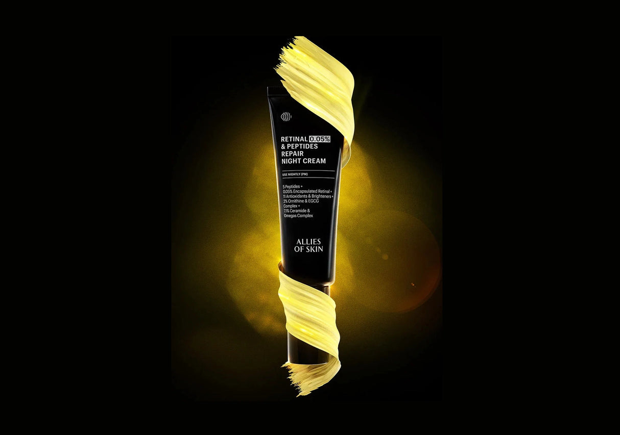 ALLIES OF SKIN | Retinal 0.05% & Peptides Repair Night Cream - 50ml