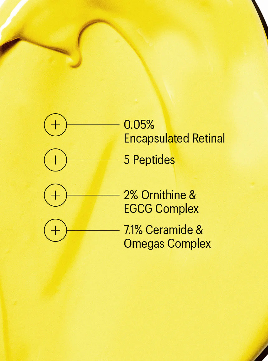 ALLIES OF SKIN | Retinal 0.05% & Peptides Repair Night Cream - 50ml