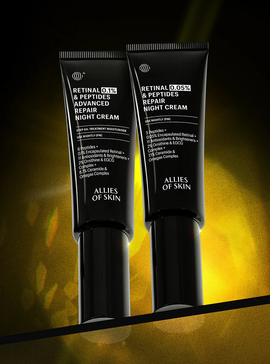 ALLIES OF SKIN | Retinal 0.05% & Peptides Repair Night Cream - 50ml