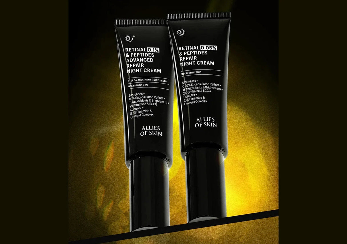 ALLIES OF SKIN | Retinal 0.05% & Peptides Repair Night Cream - 50ml