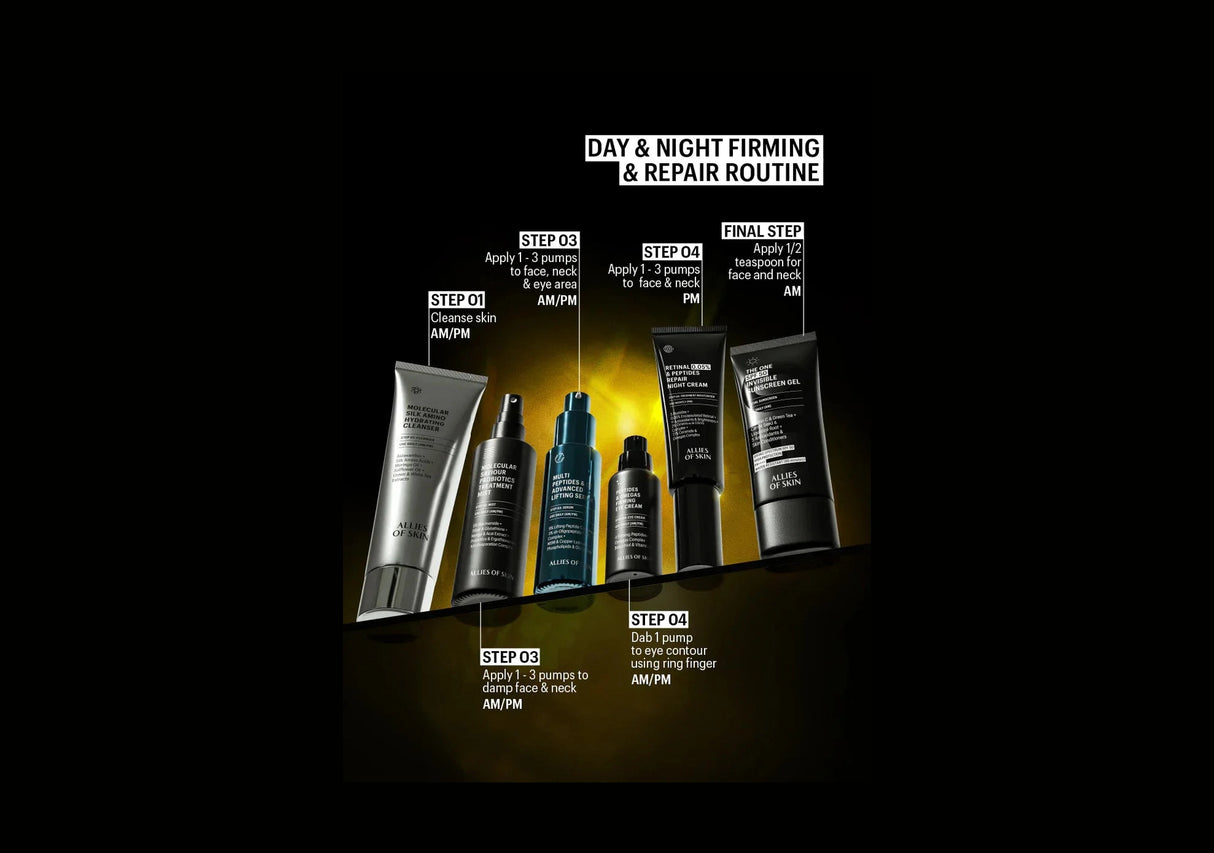 ALLIES OF SKIN | Retinal 0.05% & Peptides Repair Night Cream - 50ml