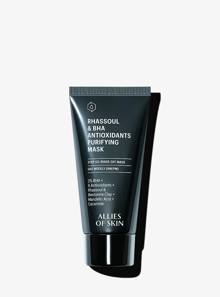 ALLIES OF SKIN | Rhassoul & BHA Antioxidants Purifying Mask - 50ml - InternationalCosmetic