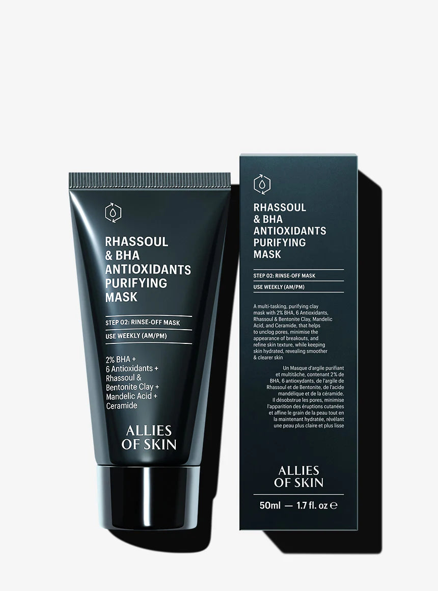 ALLIES OF SKIN | Rhassoul & BHA Antioxidants Purifying Mask - 50ml