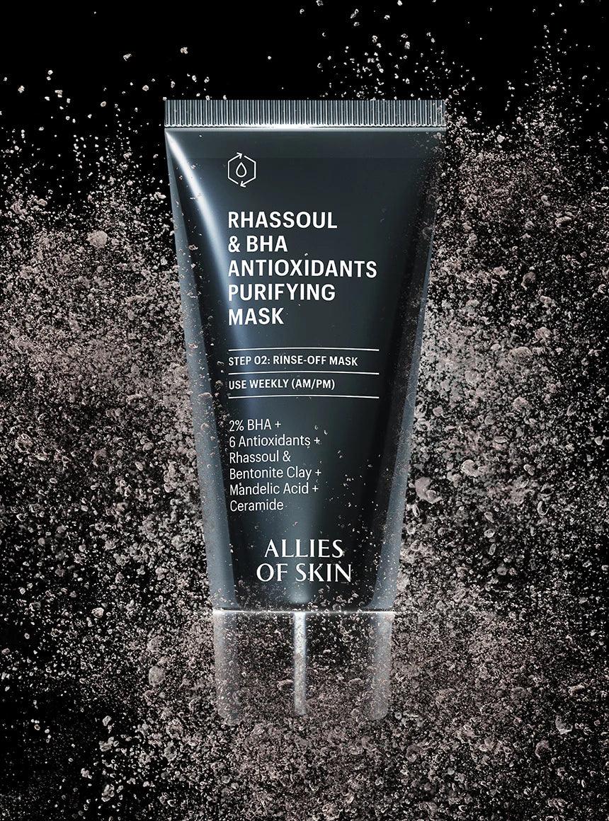 ALLIES OF SKIN | Rhassoul & BHA Antioxidants Purifying Mask - 50ml - InternationalCosmetic